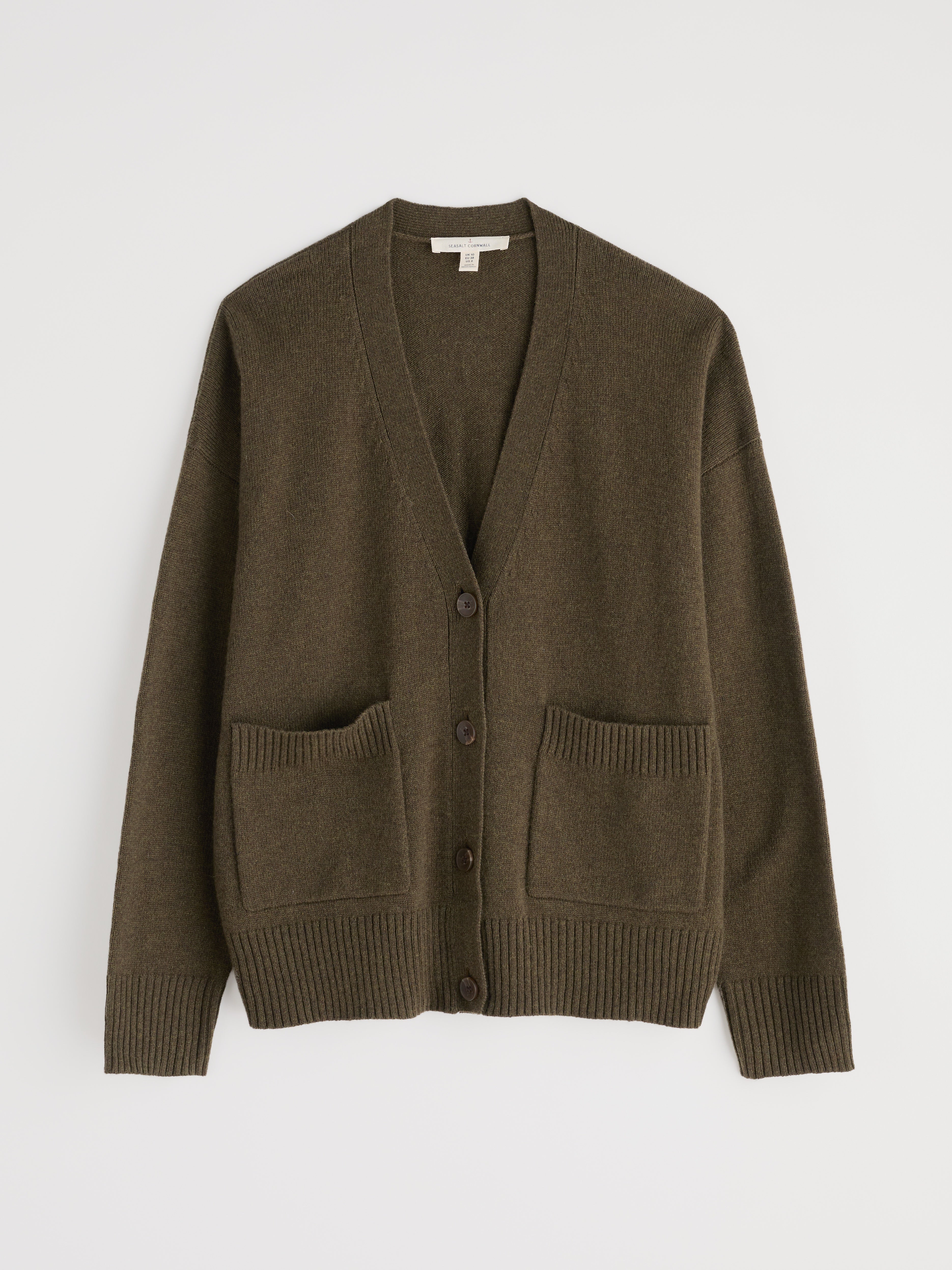 Seasalt Senara Cardigan Rich Olive