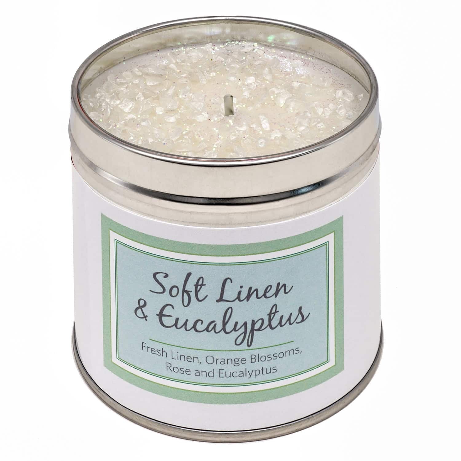 Soft Linen and Eucalyptus candle