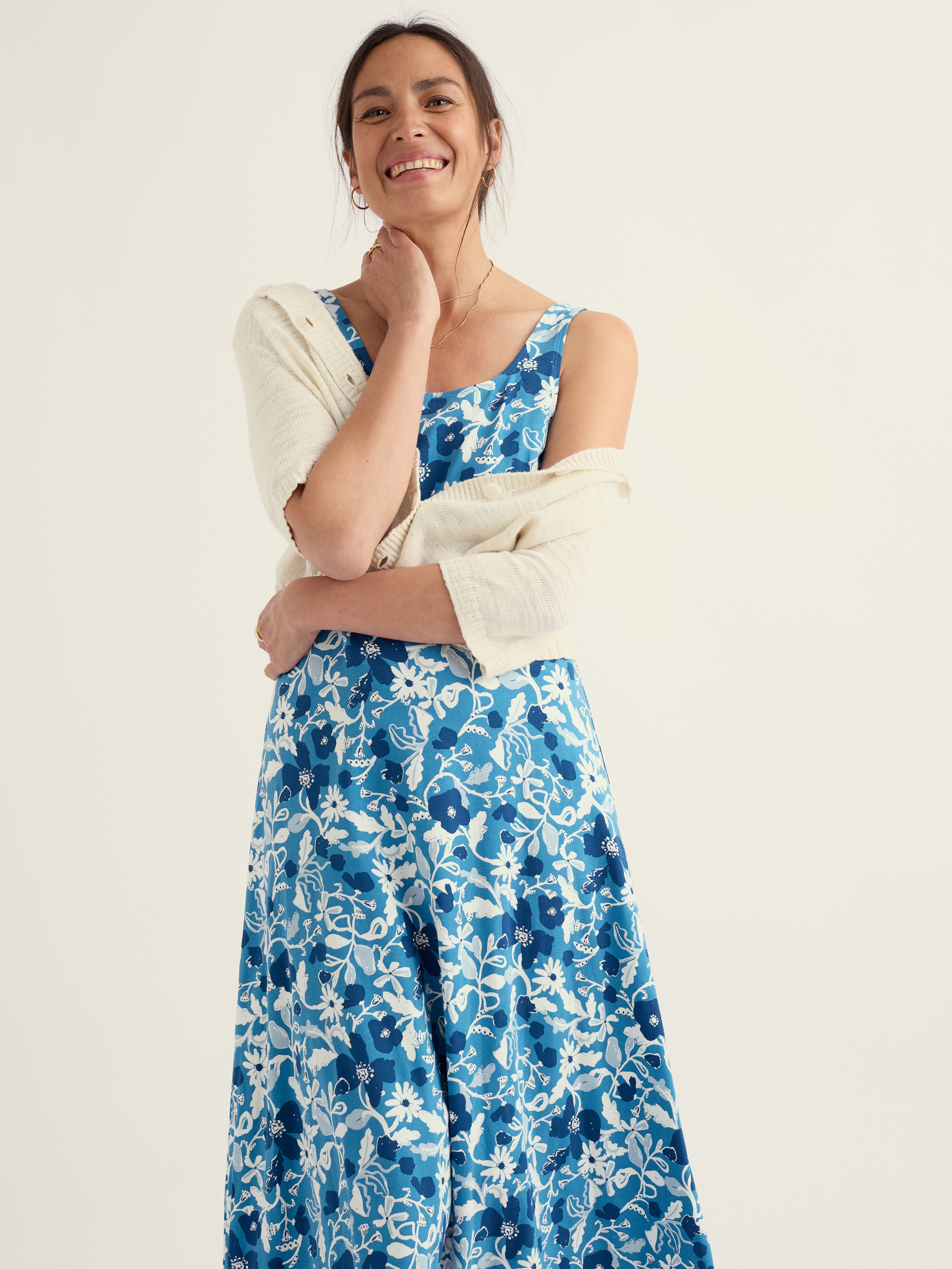 Seasalt Sun Gleam Dress Winding Meadow Sailboats