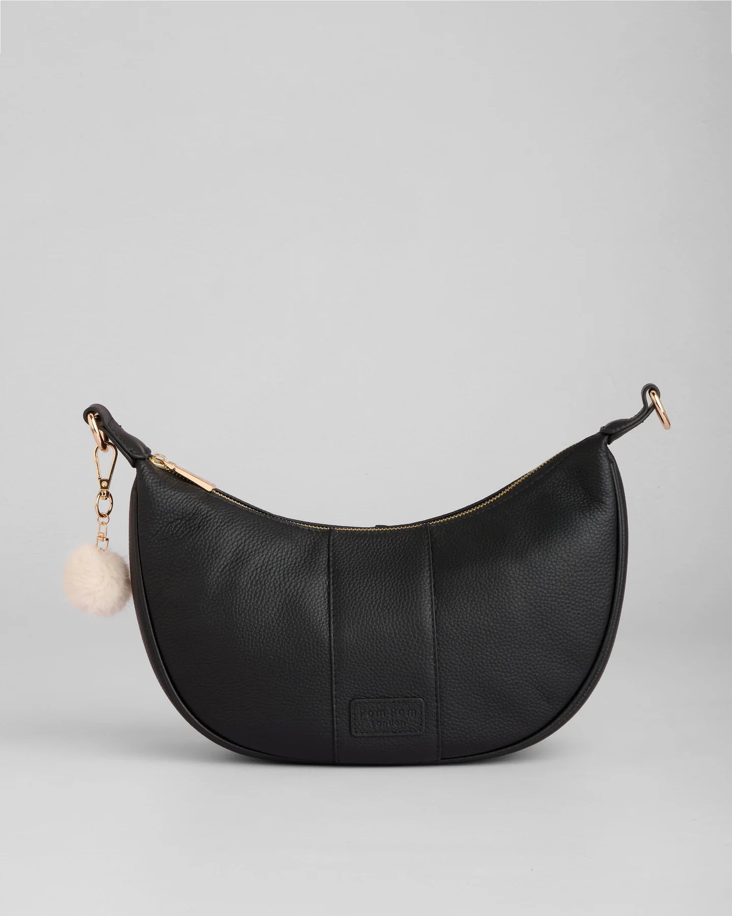 Pom Pom London Sutton Sling Bag Black