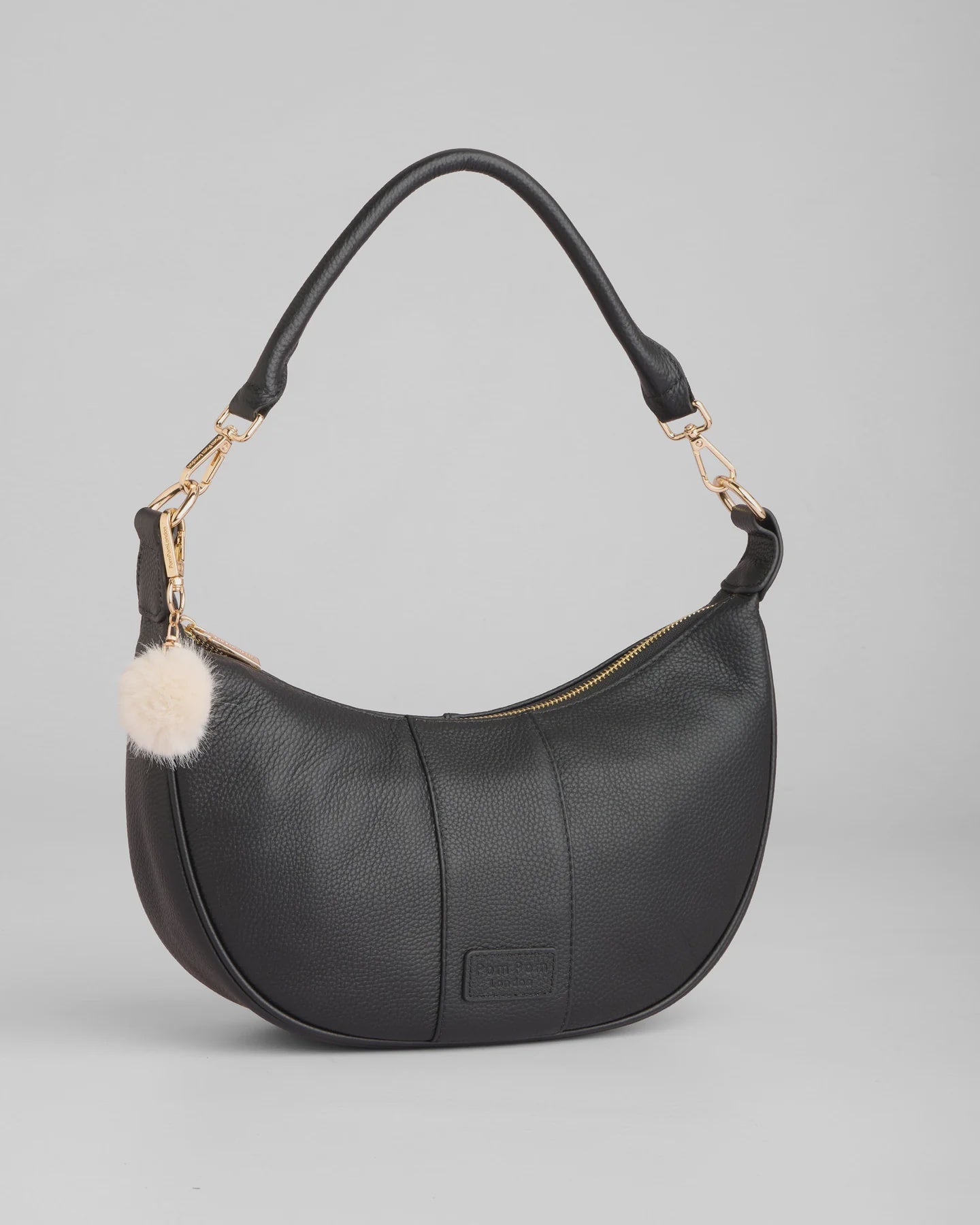 Pom Pom London Sutton Sling Bag Black