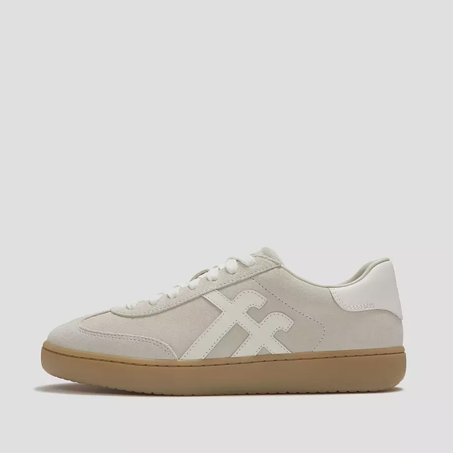 FitFlop The Dash T-Toe Suede Trainers Hazy Taupe/Cream