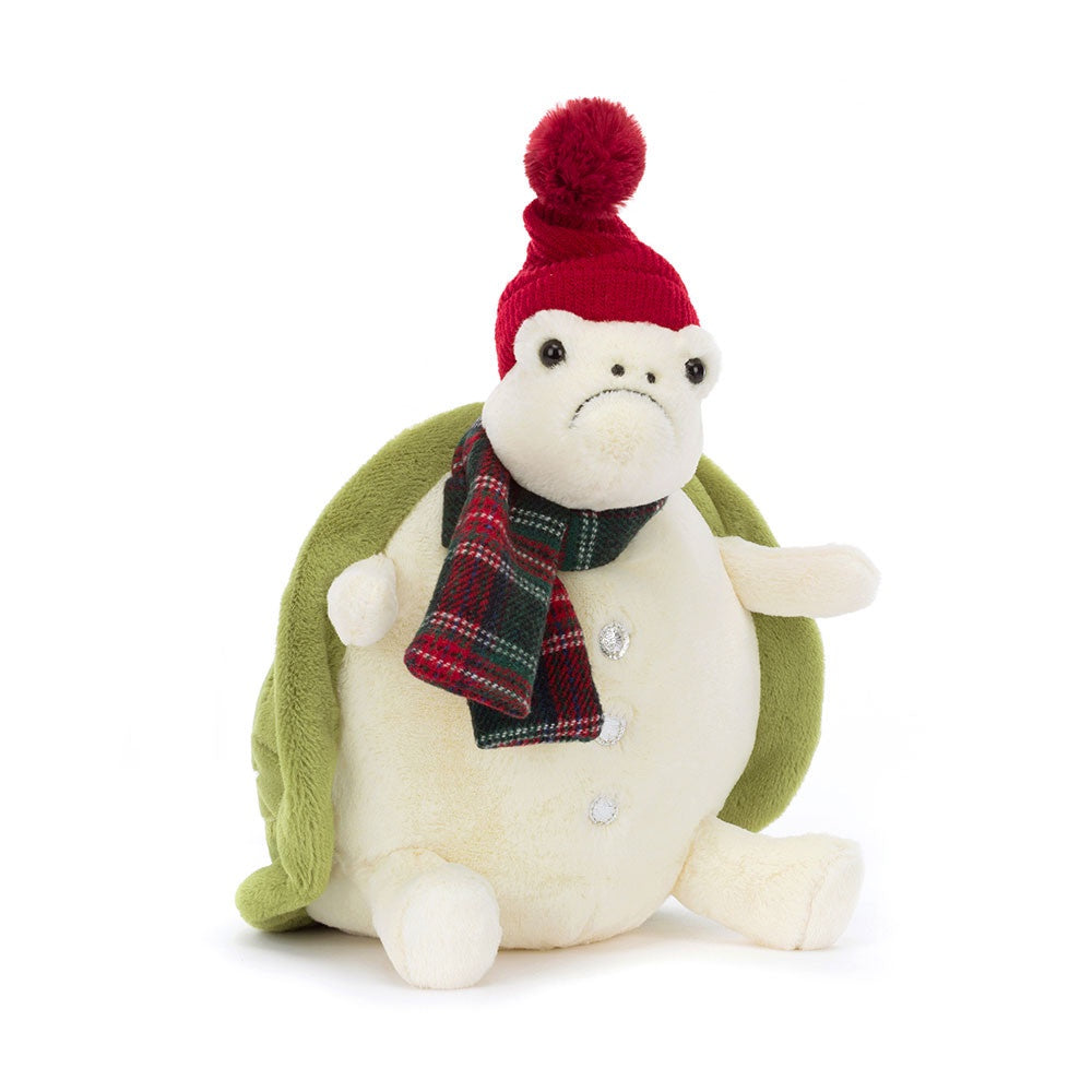 Jellycat Snowman Timmy Turtle TIM3TSM