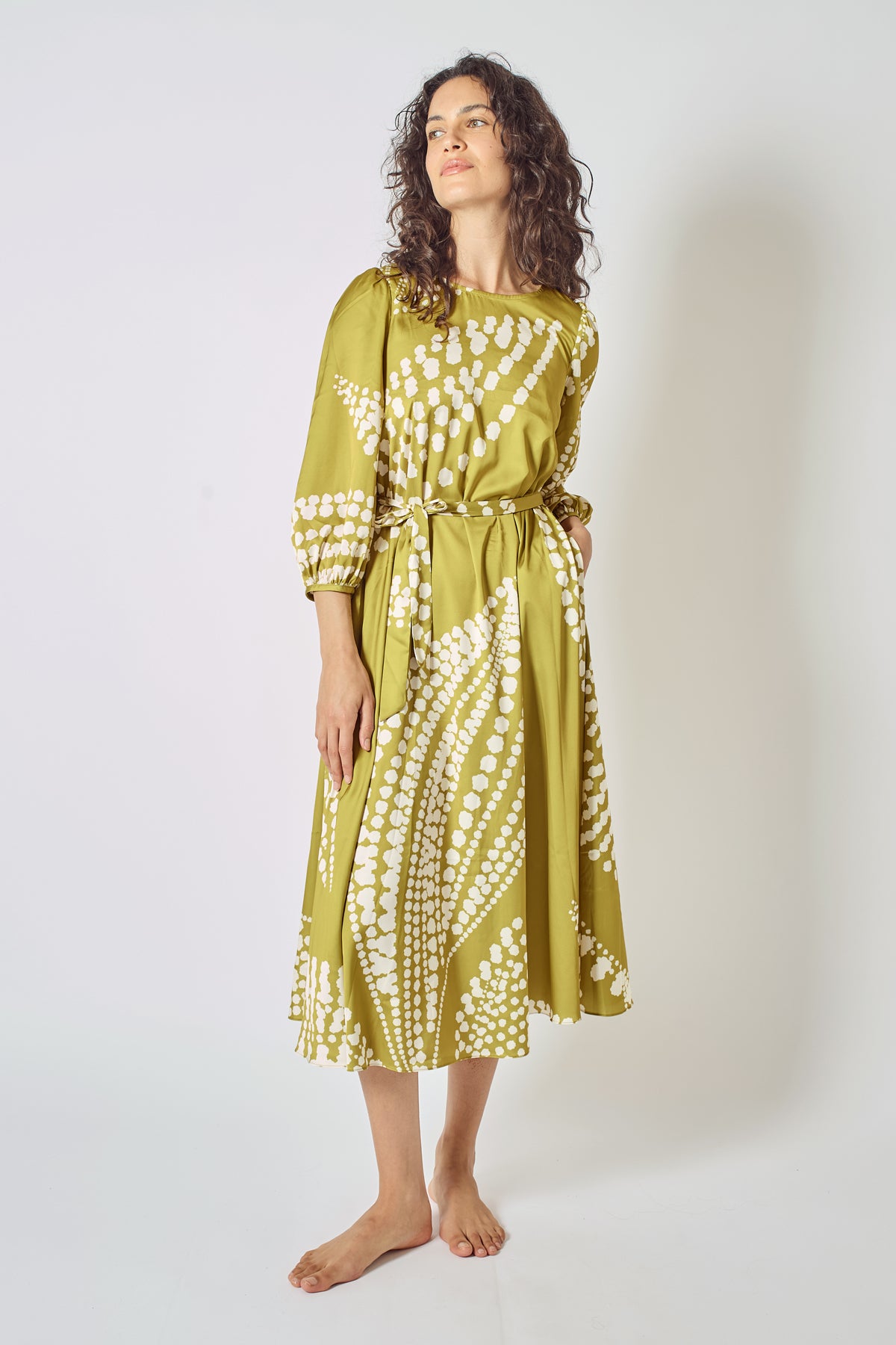 Traffic People The Odes Revisited Willow Dress Olive