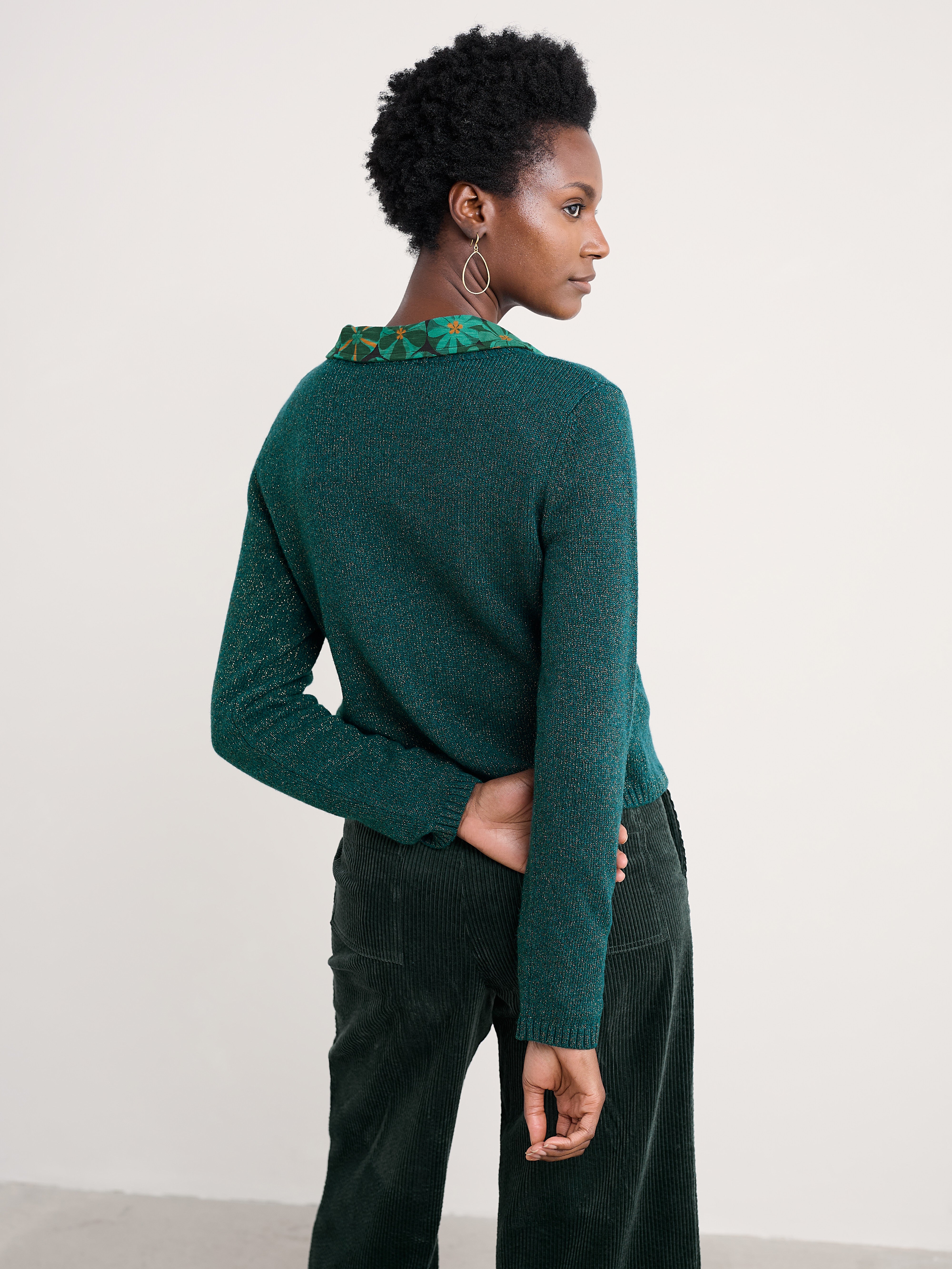 Seasalt Tern Tide Cardigan Sparkle Dark Wreckage