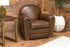 Halo Turner Full Aniline Leather Accent Chair Vintage Cigar