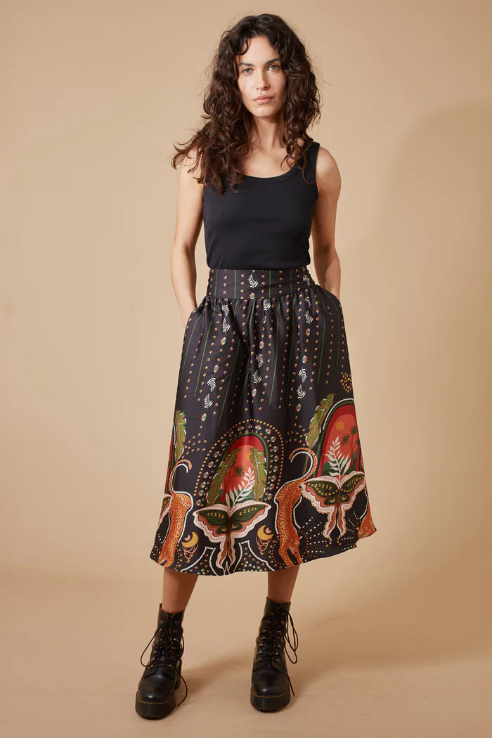 Traffic People Under Its Charm Maude Skirt Black