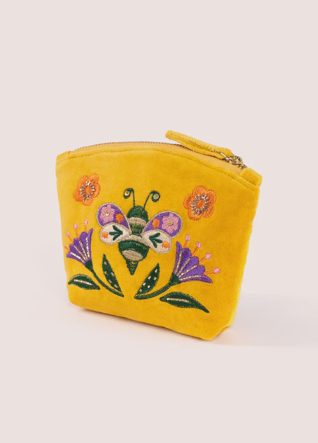 Powder Velvet Mini Pouch - Brilliant Bumblebee