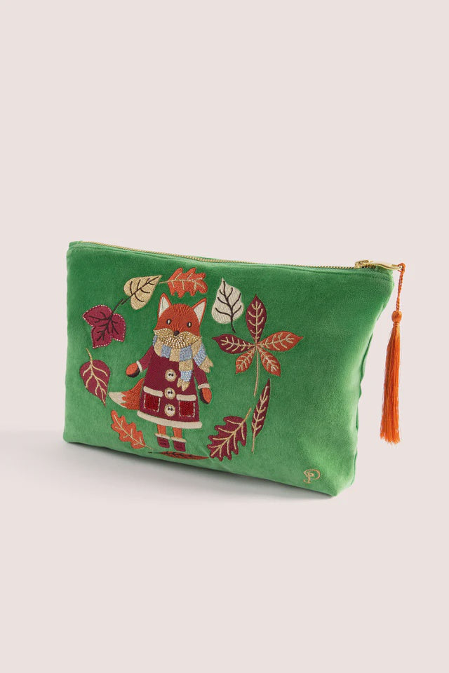 Powder Cosy Fox Zip Pouch