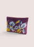 Powder Iris Zip Pouch