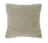 Velvet Cushion Mink Taupe