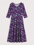Seasalt Veronica Midi Dress Blotted Anemone Spring Heather