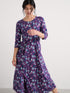 Seasalt Veronica Midi Dress Blotted Anemone Spring Heather