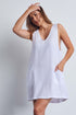 Cottonreal Triple Muslin Big Pocket Lounger White
