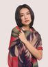 Powder Tulip Wool Wrap Scarf