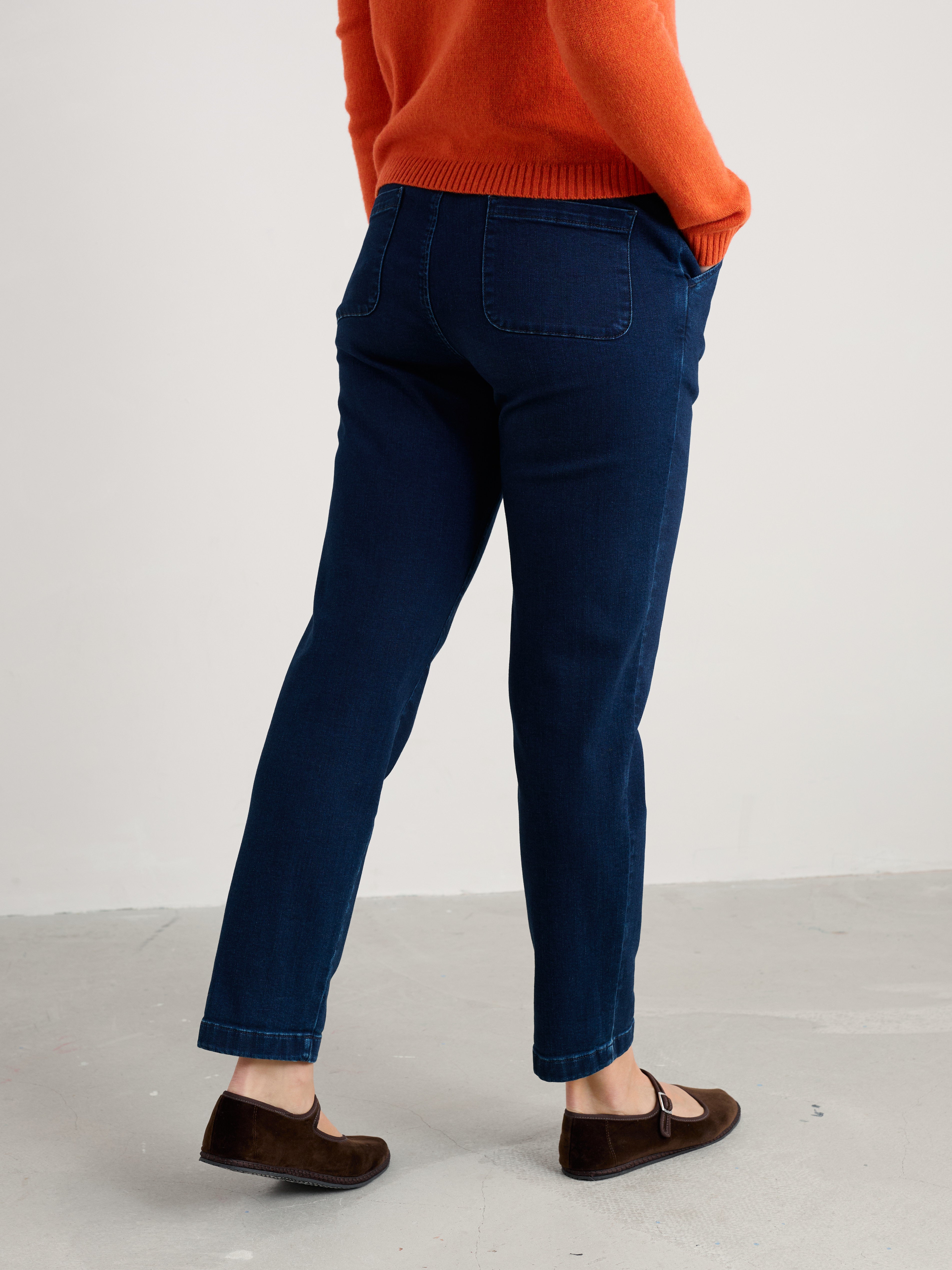 Seasalt Waterdance Trouser Dark Indigo Wash