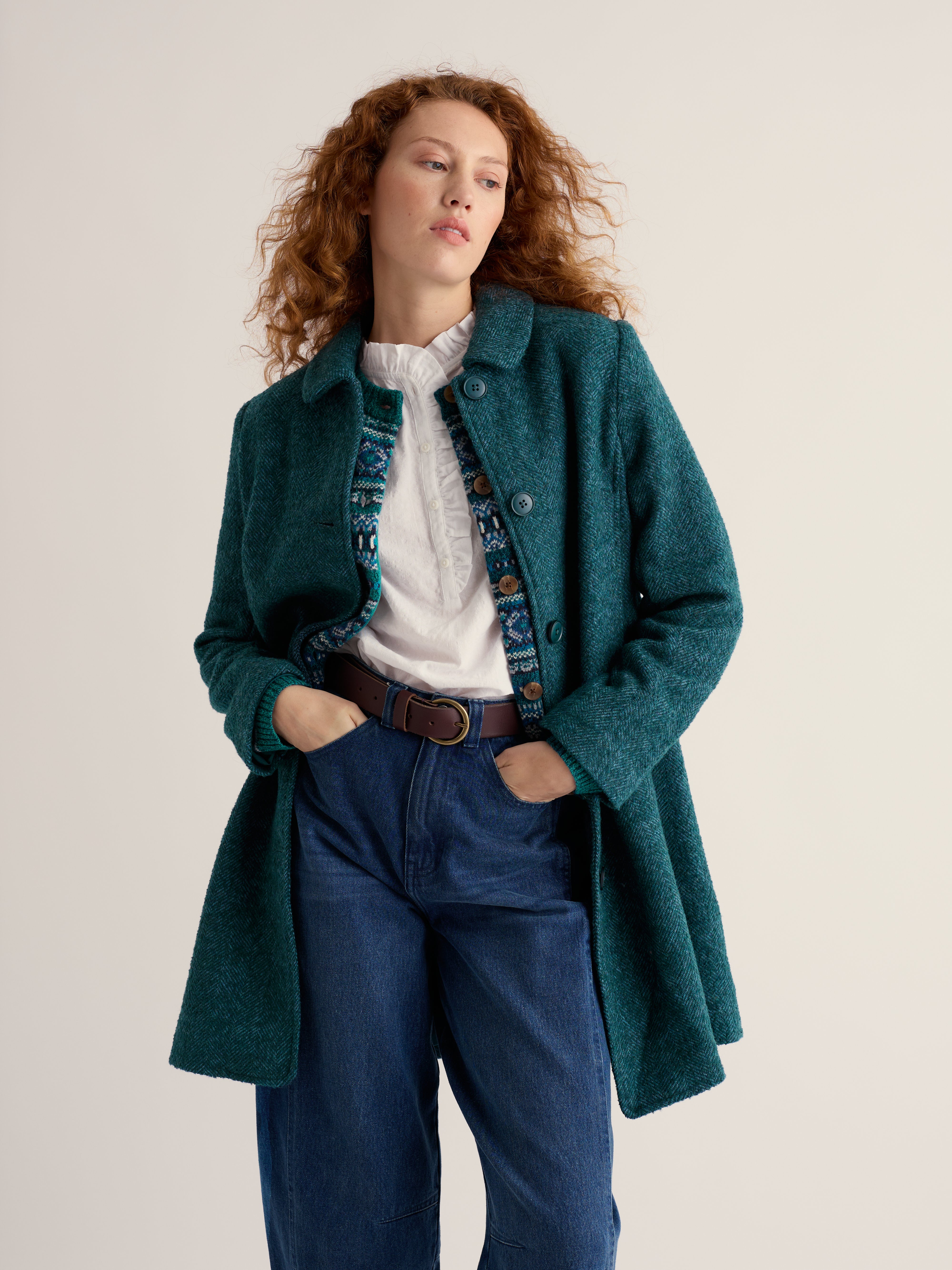 Seasalt Wood Cabin Coat Crownan Dark Wreckage