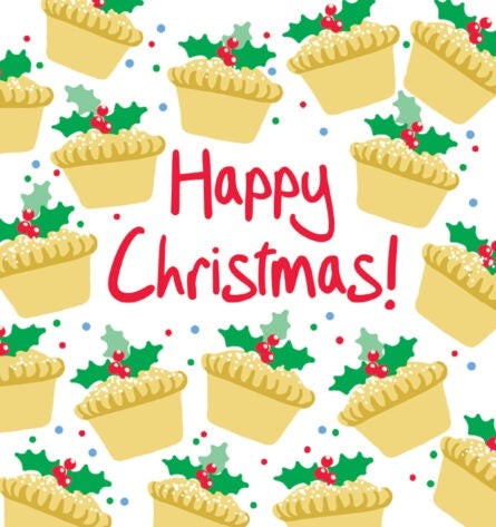 Happy Christmas Mince Pies By Lucilla Lavender