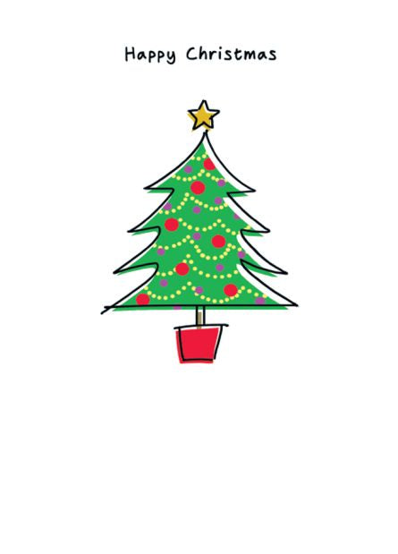 Happy Christmas Tree By Lucilla Lavender