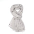 Pure Fashions Bee Outlines Scarf Mid Grey