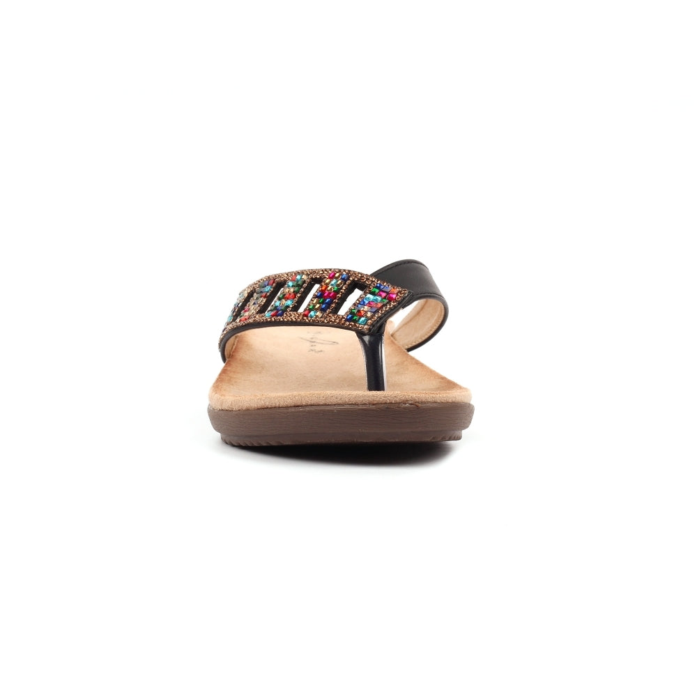 Lunar Abigail II Black Sandal