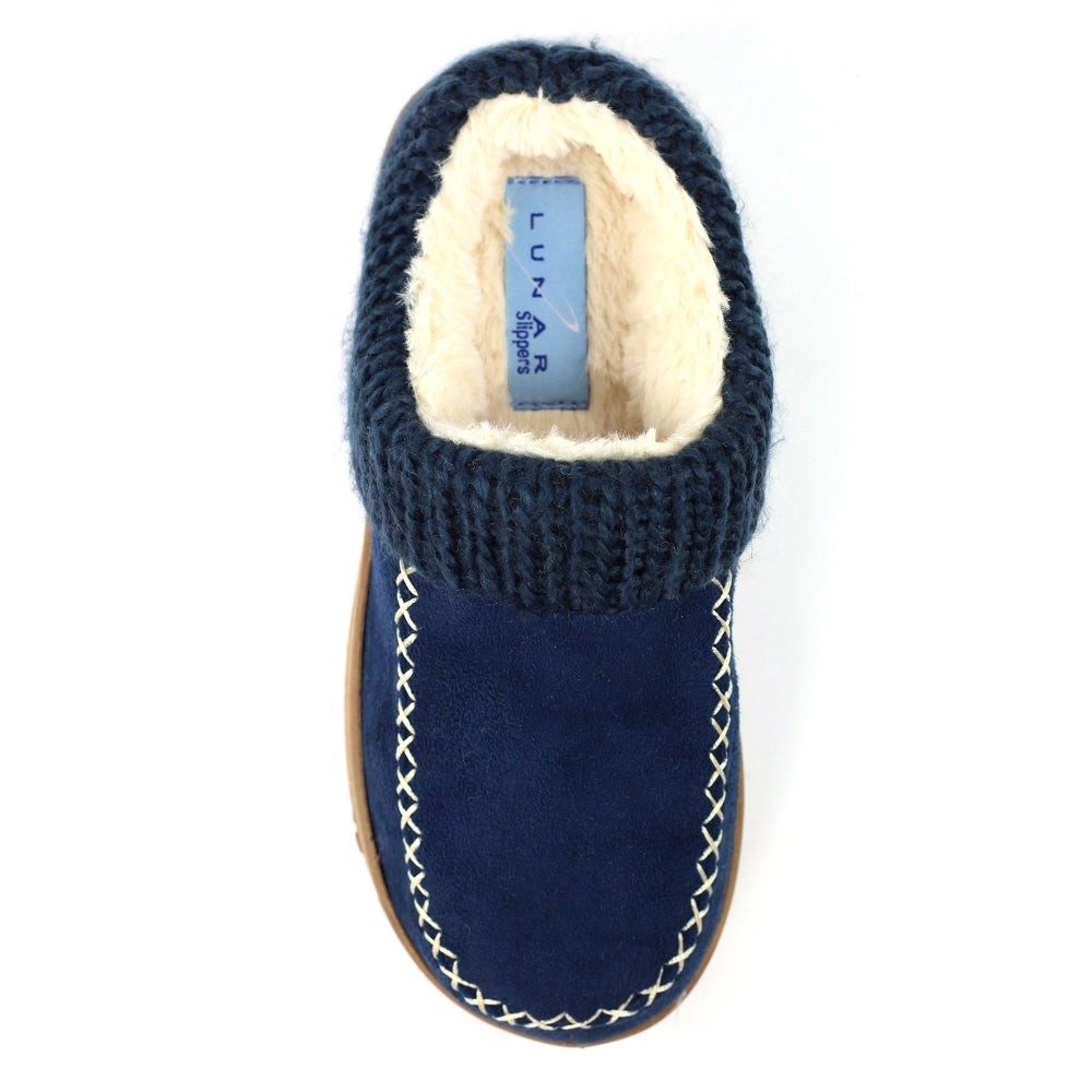 Lunar Albany Navy Boxed Slipper