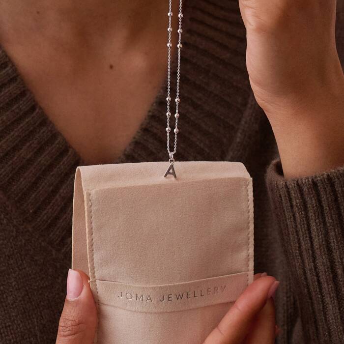 Joma A Little Letter Z Alphabet Necklace