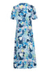 b.young Joella Button Dress Angel Blue Watercolor Mix