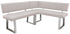 Sorrento Stitch Light Grey R/H Corner Bench Set