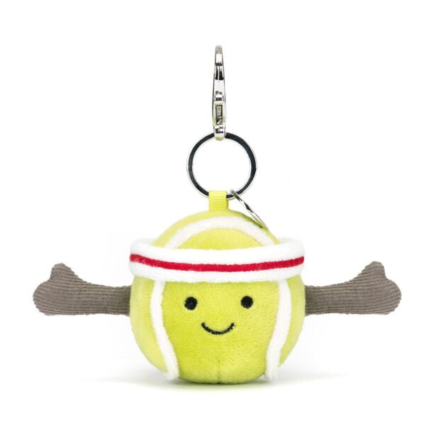 Jellycat Amuseables Sports Tennis Bag Charm AS4TBC