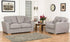Pacific 4 Seater Split Sofa Standard Back Fabric A and B