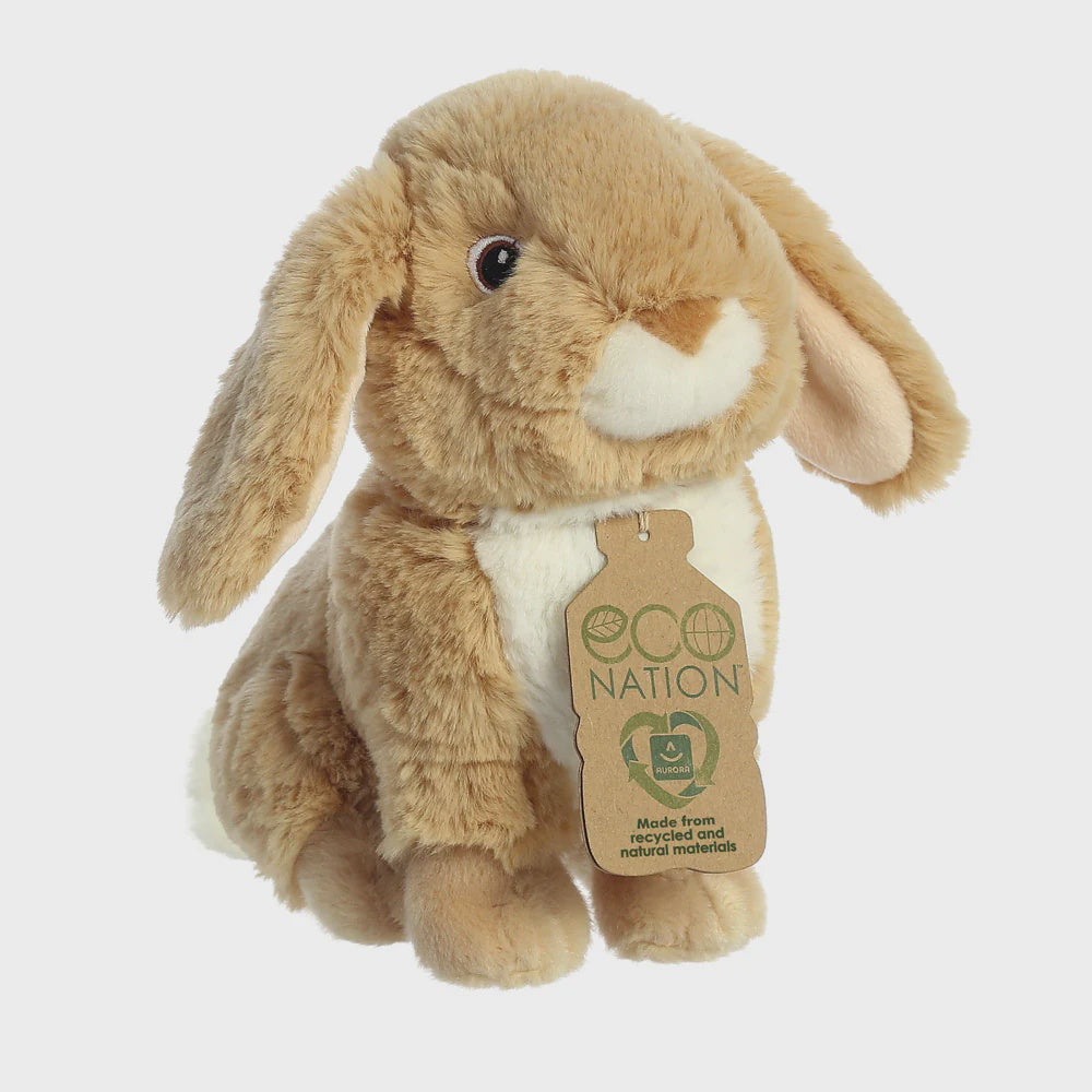 Aurora Eco Nation Lop-Eared Rabbit Tan 9 Inch