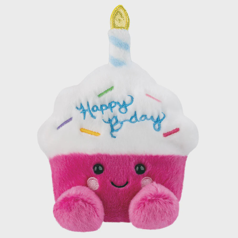 Aurora Palm Pals Sparkle Birthday Cupcake 5 Inch