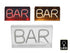 23cm Bar Neon Led Light In Either Yellow Or Red