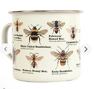 Bee Enamel Mug