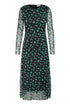 Saint Tropez Haliejade Dress Black Blurry Mini Blooms