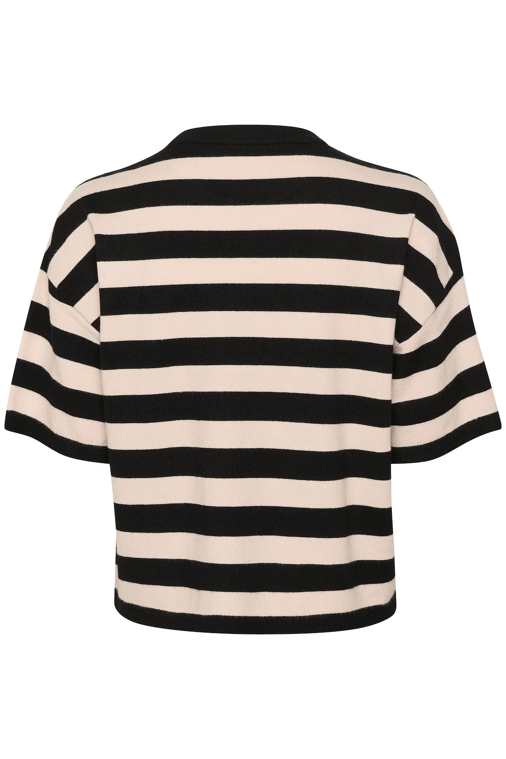 Saint Tropez Fika Striped Pullover Black