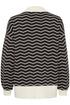 b.young Otari Zig Zag Cardigan Black Mix