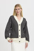 b.young Otari Zig Zag Cardigan Black Mix