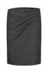 Fransa Komma Skirt Black Mix