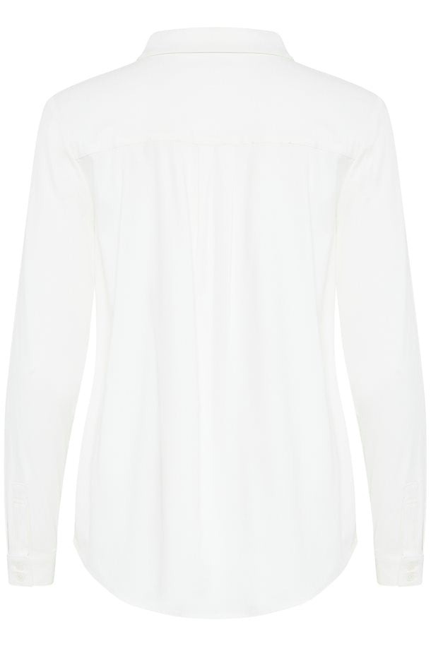 Fransa Justina Shirt Blanc de Blanc