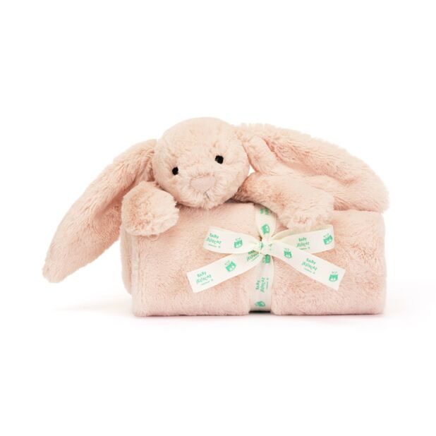 Jellycat Bashful Blush Bunny Blankie BLNK4BLU