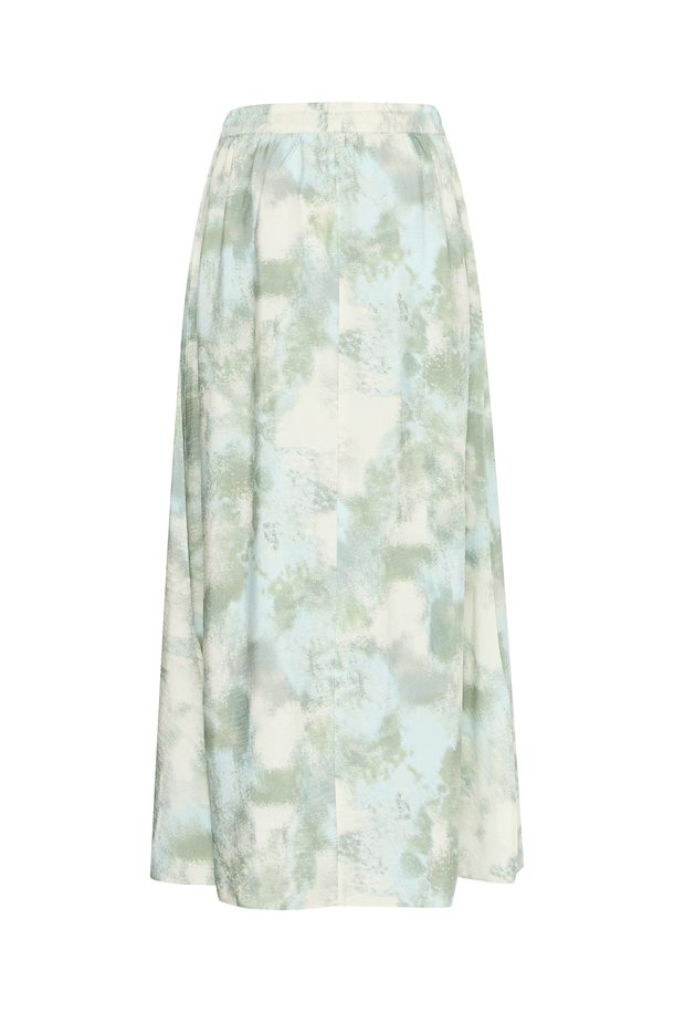 b.young Ibine Slit Skirt Blue Haze Blur