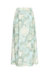 b.young Ibine Slit Skirt Blue Haze Blur