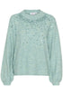 Saint Tropez Barbel Pullover Blue Surf Melange