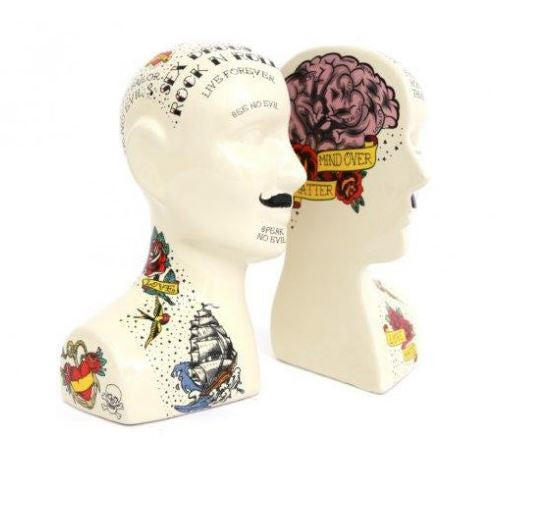 Phrenology Books Ends