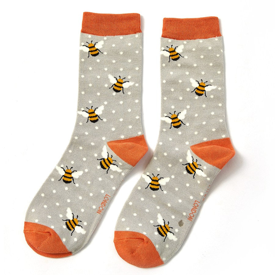 Miss Sparrow Bumble Bees Socks Box  3 Pairs