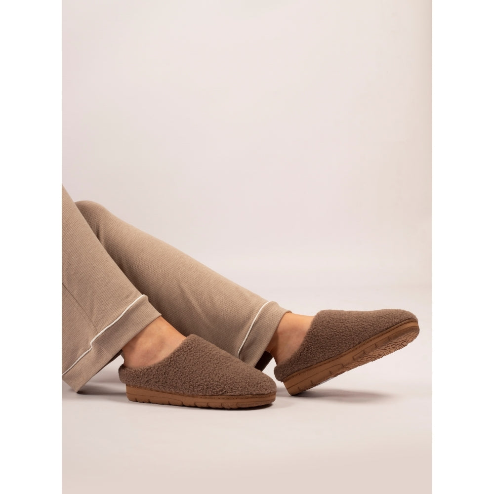 Lunar Burford Mokka Boxed Slipper