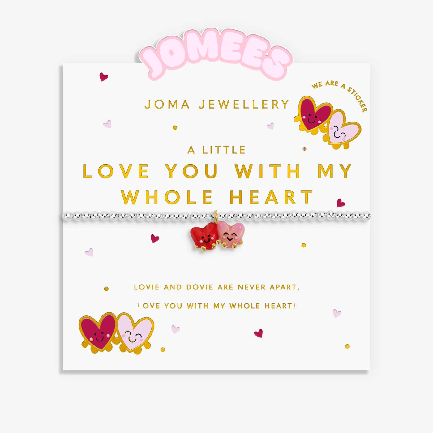 Kids A Little Jomees Love You With My Whole Heart Bracelet