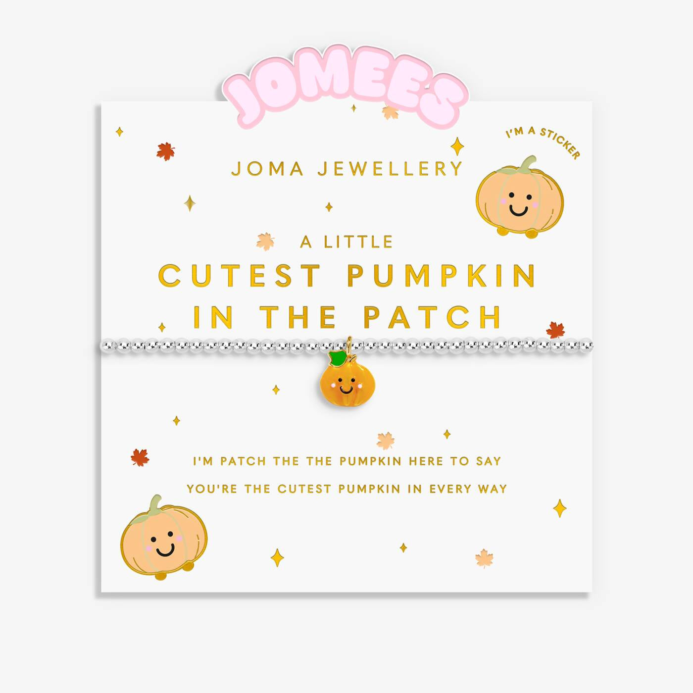 Joma Kids A Little Jomees Cutest Pumpkin In The Patch Bracelet